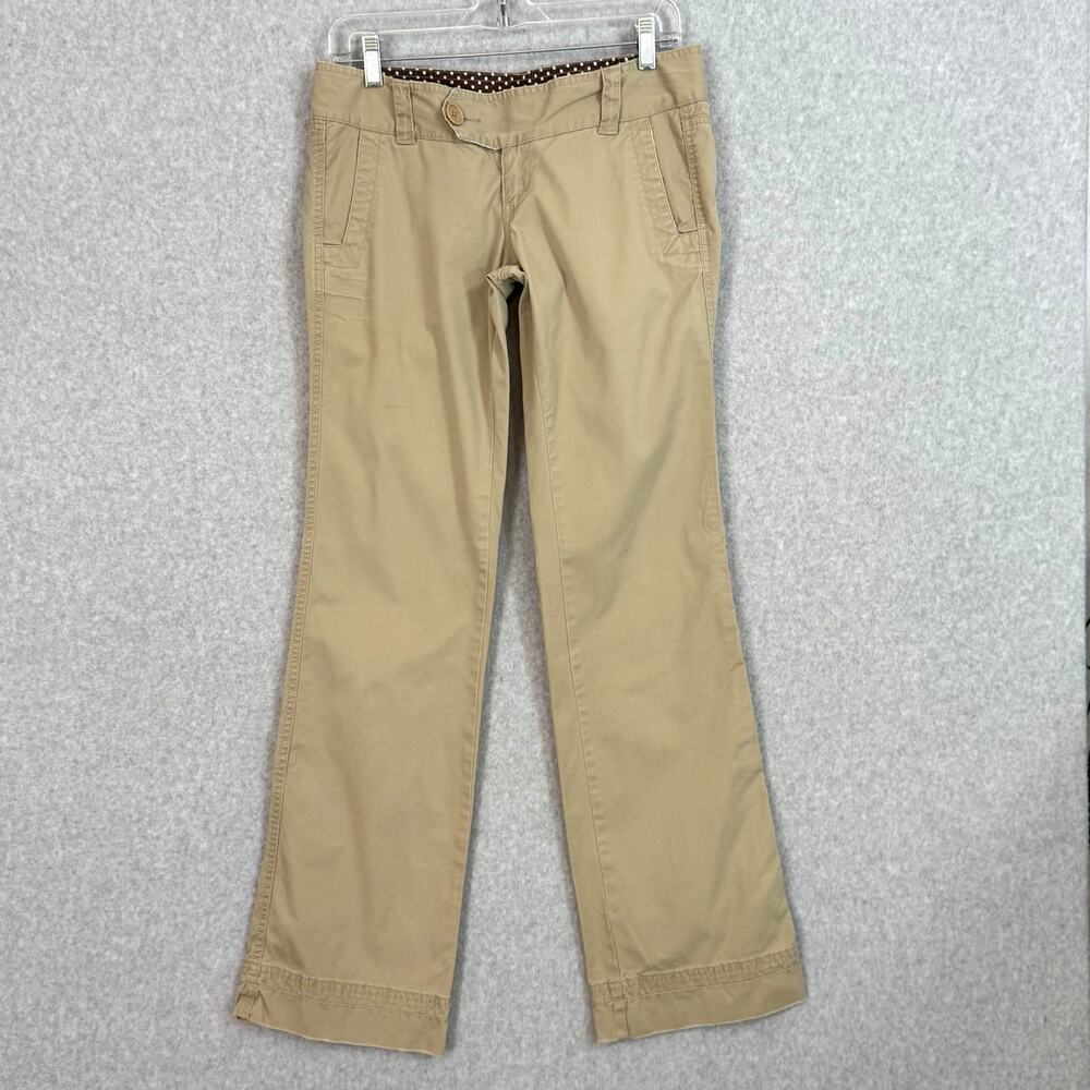 Tildon Nordstrom Low Rise Chino Pants Size 7 Flap Pockets Y2K Rory Gilmore Bella